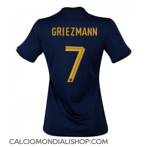 Maglie da calcio Francia Antoine Griezmann #7 Prima Maglia Femminile Mondiali 2022 Manica Corta
